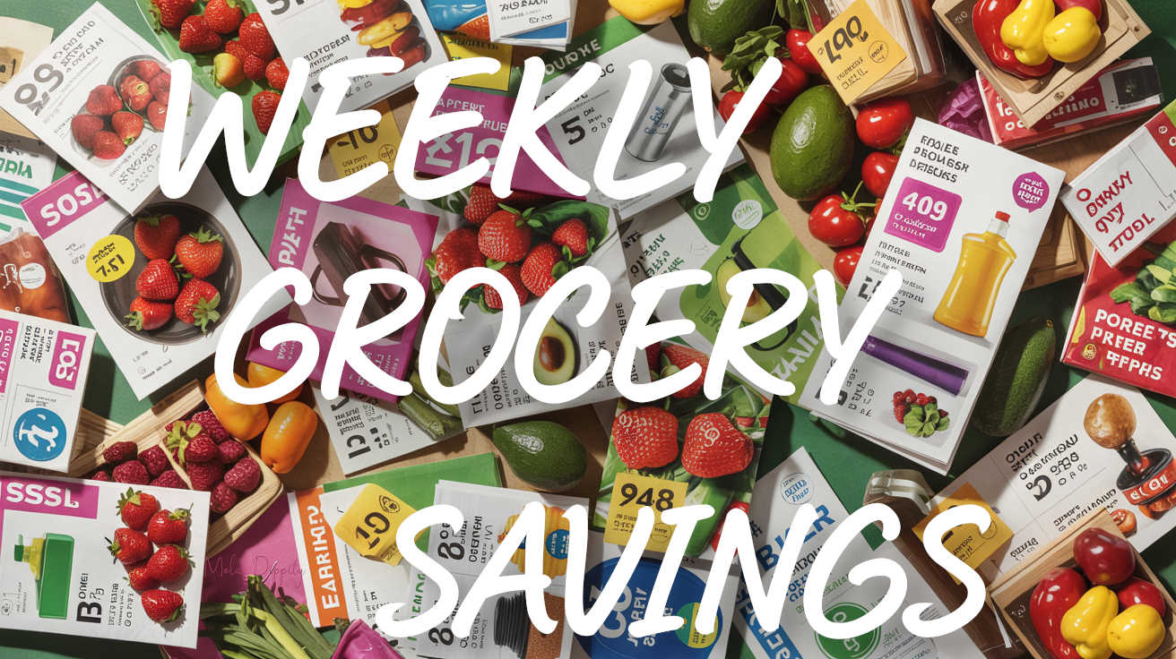 Check out those weekly grocery store ads!