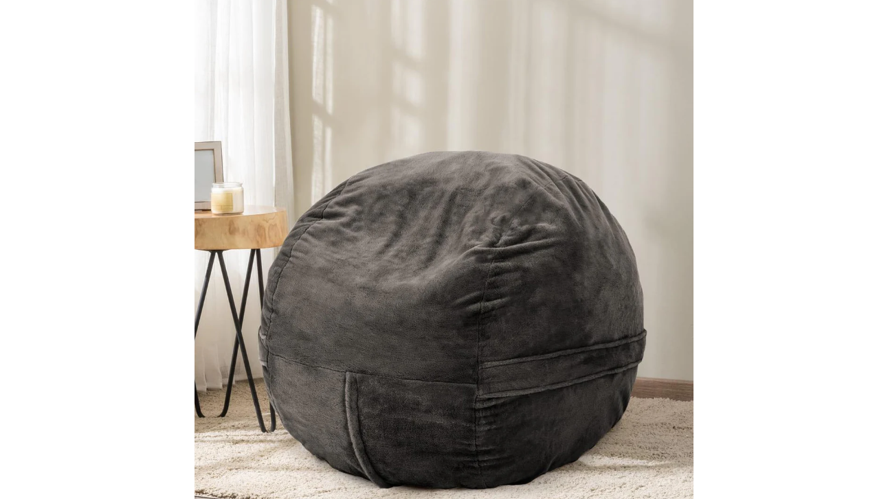 Pamapic 4′ Round Bean Bag Chair