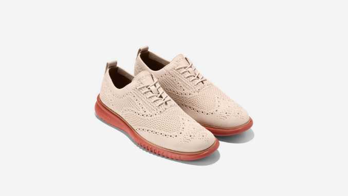 Cole Haan Men’s 2.ZERØGRAND Oxfords in Ancient Scroll – Natural