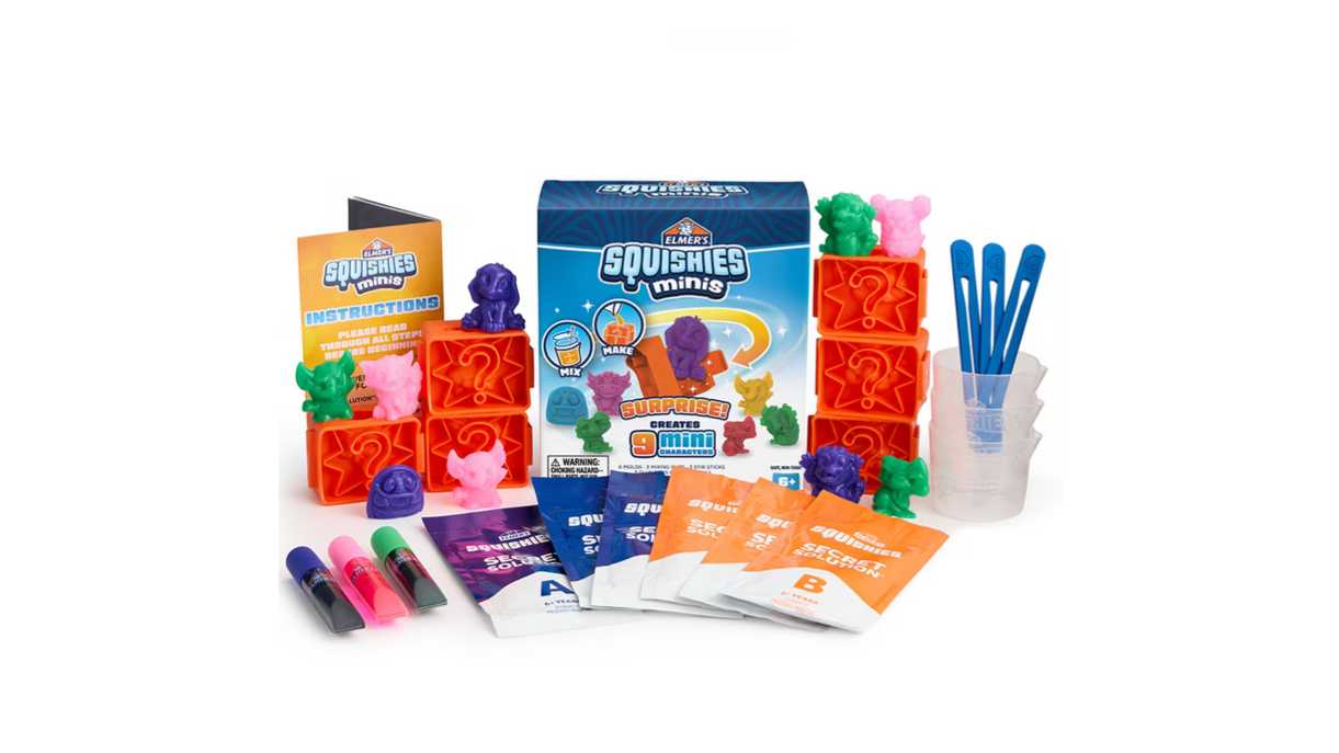 Elmer’s Squishies Minis Kit (9 characters)